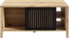 Forte JYTANA Couchtisch 100 110, skandinavischer Sofatisch mit Aufbewahrung, Holzwerkstoff, Mauvella Eiche Holzdekor, 105,5 cm breit x 49,9 cm hoch x 65,2 cm tief Bild 4