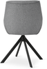 GOEURVANT 1178 Esszimmerstühle 4er-Set, 360° Drehbar, Webstoff - Taubengrau Bild 5