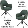 Stolkom Sp.z.o.o. Armlehnstuhl Adrina (Set, 2 St), 180 grad drehbar mit Auto-Return Bild 2