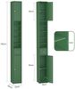 SoBuy BZR34-II-SY Badezimmer-Hochschrank, MDF, Lackiert, Dunkelgrün, 20 x 180 x 20 cm Bild 3