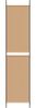 vidaXL 3-teiliger Raumteiler Beige 150 x 220 cm Stoff 42039223 Bild 5