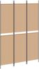 vidaXL 3-teiliger Raumteiler Beige 150 x 220 cm Stoff 42039223 Bild 2