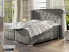 Boxspringbett Massimo, Grau, 200x200 cm Bild 2