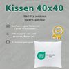 livessa Kopfkissen Microfaserkissen - Kissen - Schlafkissen - Seitenschläferkissen, Füllung: Hohlfaser, Bezug: Mikrofaser, Seitenschläfer, Rückenschläfe, OEKO-TEX, Kapitone-Steppung & formstabile Hohlfaserfüllung Bild 4