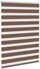 vidaXL Doppelrollo Braun 100x150 cm Stoffbreite 95,9 cm Polyester 4014339 Bild 3
