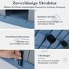 Kunststoff-Hundehütte für kleine und mittelgroße Hunde wasserfest und isoliert Indoor- und Outdoor-Hundehütte Blau Bild 4