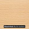 KHG 2er Set Klappstühle Holzstuhl Buche Beige, Esszimmerstuhl klappbar platzsparend, Balkonstuhl Massivholz lackiert, 45 x 79 x 50 cm Besucherstuhl, Gästestuhl Bild 5