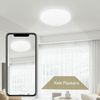 ZMH LED Deckenleuchte Rund – Moderne Deckenlampe für Wohnzimmer Schlafzimmer Flur, 6000K, LED fest integriert, Kaltweiß, Sternhimmel 18w Bild 4