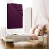 Jersey Spannbettlaken 180-200x200cm 100% Baumwolle Aubergine Bild 5