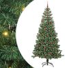 vidaXL Weihnachtsbaum mit 300 LEDs mit Ständer Grün 240 cm PVC 3396398 Bild 2