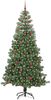 vidaXL Weihnachtsbaum mit 300 LEDs mit Ständer Grün 240 cm PVC 3396398 Bild 3