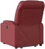 vidaXL Massagesessel mit Aufstehhilfe Elektrisch Weinrot Kunstleder 3204683 Bild 5