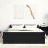 vidaXL Bettgestell ohne Matratze Schwarz Eichen-Optik 135x190 cm 3329325 Bild 3
