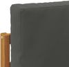 vidaXL Outdoor-Sofagarnitur mit Kissen 6 pcs Natur und Anthrazit 3366870 Bild 5