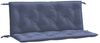 vidaXL Gartenbank-Auflagen 2 Stk. Marineblau 120x50x7 cm Oxford-Gewebe 379064 Bild 2