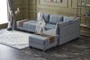 Eckschlafsofa, 'Fly', 70 x 210 x 280, Blau Bild 2