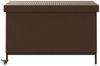 vidaXL Gartentruhe mit Rollen Braun 110x55x73 cm Poly Rattan 4103827 Bild 4