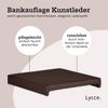 Lycce Bankauflage Klemmkissen 2 Leisten (kein Verrutschen) weiches Sitzkissen für Bank, (1 St) Bild 2