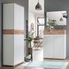 Kommode >M-407< (BxHxT: 89x118x37 cm) in weiss | braun - 89x118x37cm (BxHxT) Bild 5