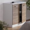 Küchenschrank für Dachschrägen R-Line Sonoma 80 cm ohne Schräge mit 2 Türen Vicco Bild 4