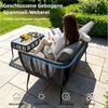 TLGREEN Gartenbank Polyrattan 2-Sitzer Sofa, Wetterfestes Garten- & Balkonmöbel (Outdoor Lounge Sofa mit Abnehmbaren Kissen, Robustes PE-Rattan), Geeignet für Terrasse Wintergarten Innenbereich Bild 4
