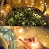 Salcar LED Solarleuchte LED Solar Lichterkette Solarleuchten Außen Kupferdraht-Lichterkette 10m Warmweiß Bild 4