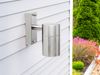 Wandleuchte, IP44, Edelstahl silber, Terrasse, H 10cm Bild 5