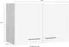 Flex-Well Hängeschrank Vintea (B x H x T) 80 x 54,8 x 32 cm, mit Metallgriffen Bild 3