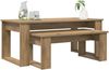 vidaXL Kaffeetisch Set 2 pcs Artisan-Eiche Holzwerkstoff 8000139 Bild 3