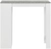 vidaXL Bartisch mit Regal Weiß 110 x 50 x 103 cm [280214] Bild 2