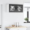 vidaXL Wandglas-Schrank PORTO 2 pcs Schwarz 40 x 31 x 40 cm 885188 Bild 4