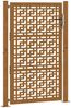 vidaXL Gartentor 100x150 cm Verwitterungsstahl Kreuzdesign 4101006 Bild 2
