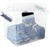 Sunware Kunststoff-Box Q-Line 52 l mit Deckel transparent Aufbewahrungsbox Kiste Bild 2