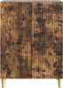vidaXL Sideboard Geräucherte Eiche 66 x 34,5 x 90 cm Holzwerkstoff 894590 Bild 4