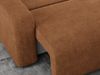 Ecksofa L-form, mit Schlaffunktion und Bettkasten - ARGOS, Orange, Stoff Bild 3