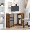 vidaXL Schreibtisch Geräucherte Eiche 100 x 40 x 75 cm Holzwerkstoff 8000456 Bild 4
