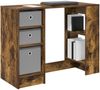 vidaXL Schreibtisch Geräucherte Eiche 100 x 40 x 75 cm Holzwerkstoff 8000456 Bild 3