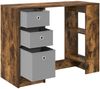 vidaXL Schreibtisch Geräucherte Eiche 100 x 40 x 75 cm Holzwerkstoff 8000456 Bild 5