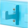 Schlüsselbrett Schlüsselkasten Wandhaken Garderobenhaken Kleiderhaken blau Bild 3