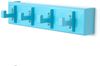 Schlüsselbrett Schlüsselkasten Wandhaken Garderobenhaken Kleiderhaken blau Bild 2