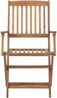 vidaXL Klappbare Gartenstühle 8 Stk. mit Kissen Massivholz Akazie 3074992 Bild 5