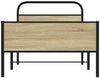 vidaXL Bettgestell ohne Matratze 100x190 cm Sonoma-Eiche Holzwerkstoff 4100440 Bild 5