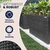 Deuba Poly Rattan Blumentopf Wasserabfluss Innentöpfe Schwarz Bild 2