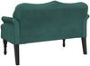 vidaXL Bank mit Kissen Dunkelgrün 120,5 x 65 x 75 cm Samt 372142 Bild 5