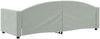 vidaXL Tagesbett Hellgrau 80x200 cm Samt 354129 Bild 5