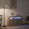 vidaXL Sideboard Sonoma-Eiche 116 x 30 x 75 cm Holzwerkstoff 3333878 Bild 5