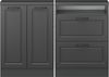 Küchenschrank für Dachschrägen R-Line Anthrazit Landhaus 120 cm 2er Set Vicco Bild 4