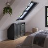 Küchenschrank für Dachschrägen R-Line Anthrazit Landhaus 120 cm 2er Set Vicco Bild 5