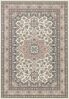 Orientalischer Kurzflor Teppich Parun Täbriz Creme Rosa - 200x290x0,9cm Bild 2