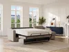 Vente-unique - DARIELO Sofa Stoff Schokoladenbraun - B 223 cm152 cm x H 93 cm x L 275 cm Bild 3